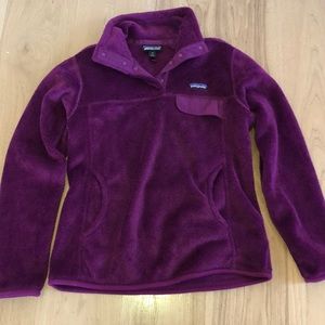 Purple Patagonia Retool fleece pullover